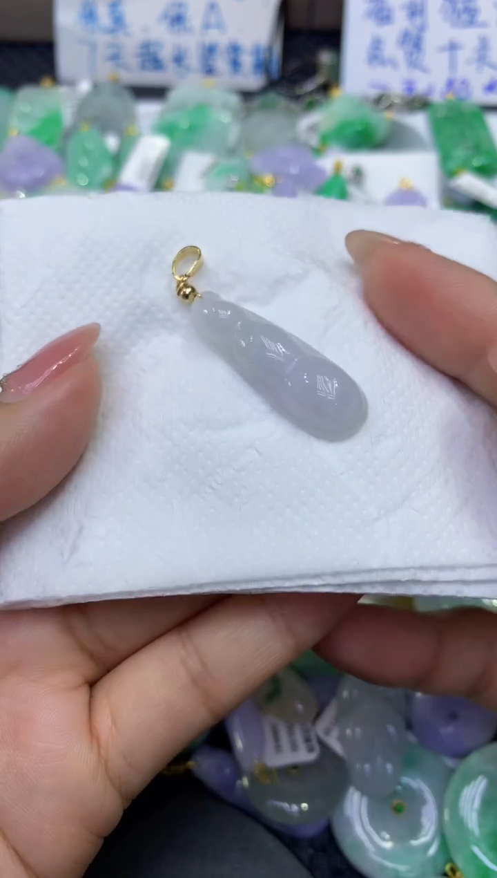 颈饰未镶嵌翡翠天然缅甸A货翡翠