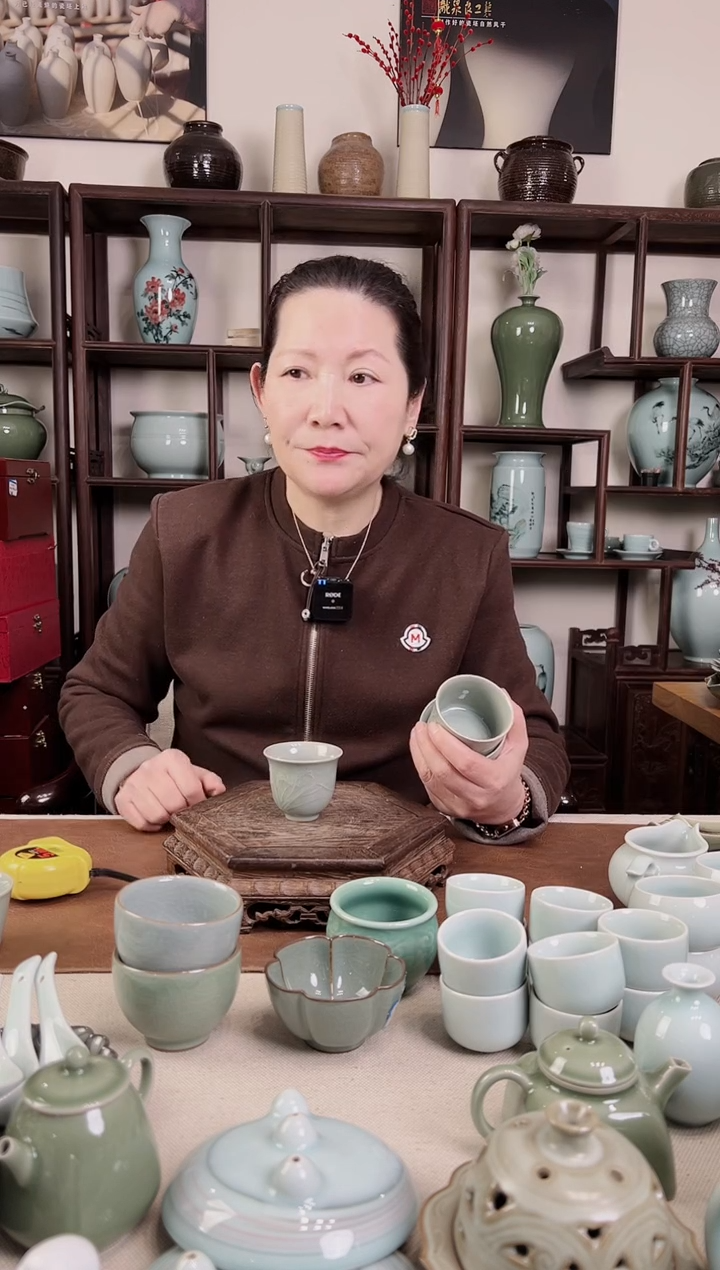 【闪购商品】杯越窑釉 杯杯（兰花）