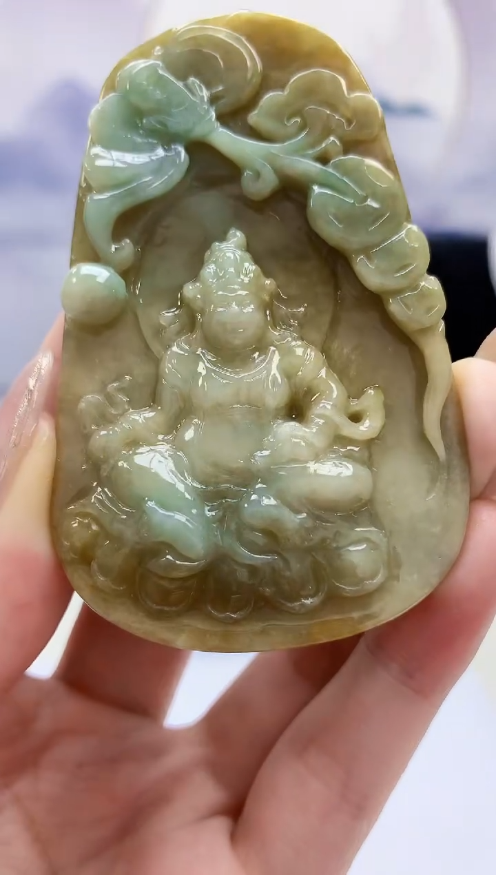【闪购商品】定制翡翠未镶嵌5145jw-毛货挂件30