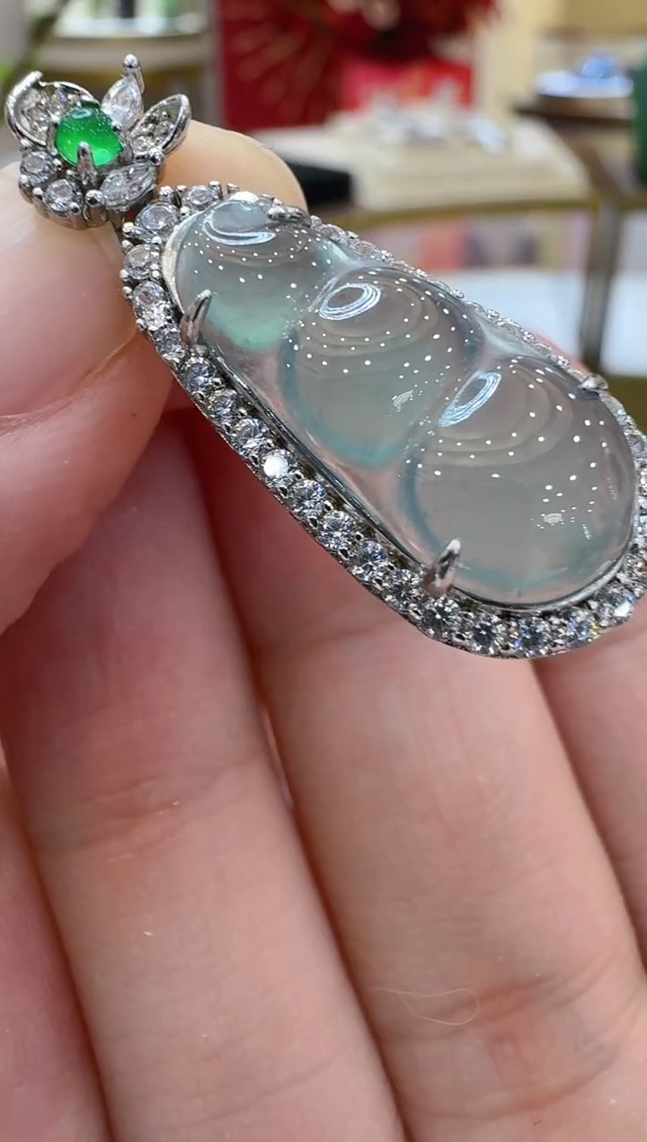 【闪购商品】翡翠吊坠(不含链)银S925镶嵌多样性团购发一件