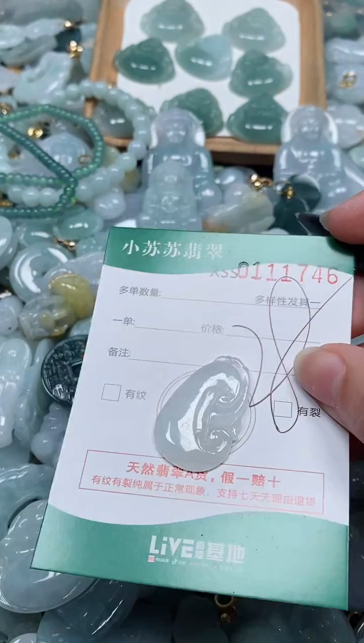 【闪购商品】翡翠颈饰未镶嵌闪购商品0111746