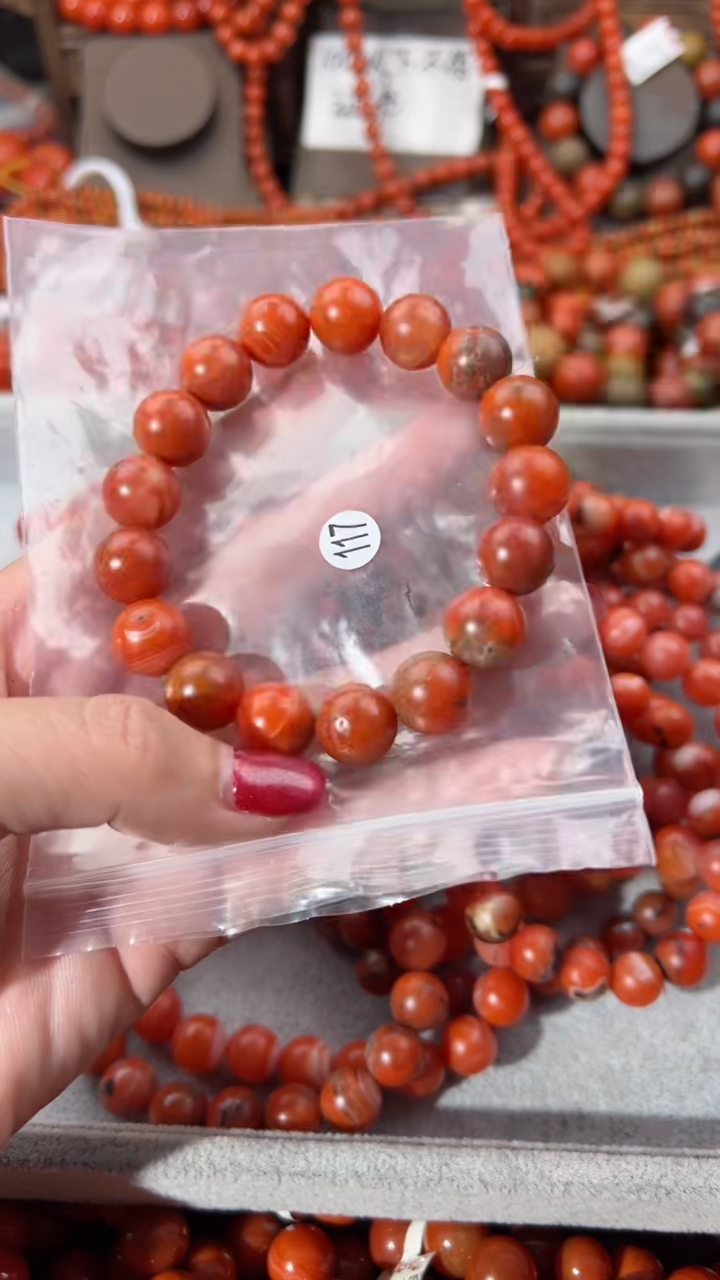 【闪购商品】南红玛瑙手串未镶嵌13