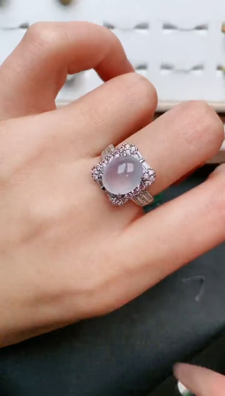 【闪购商品】翡翠戒指银S925镶嵌.....