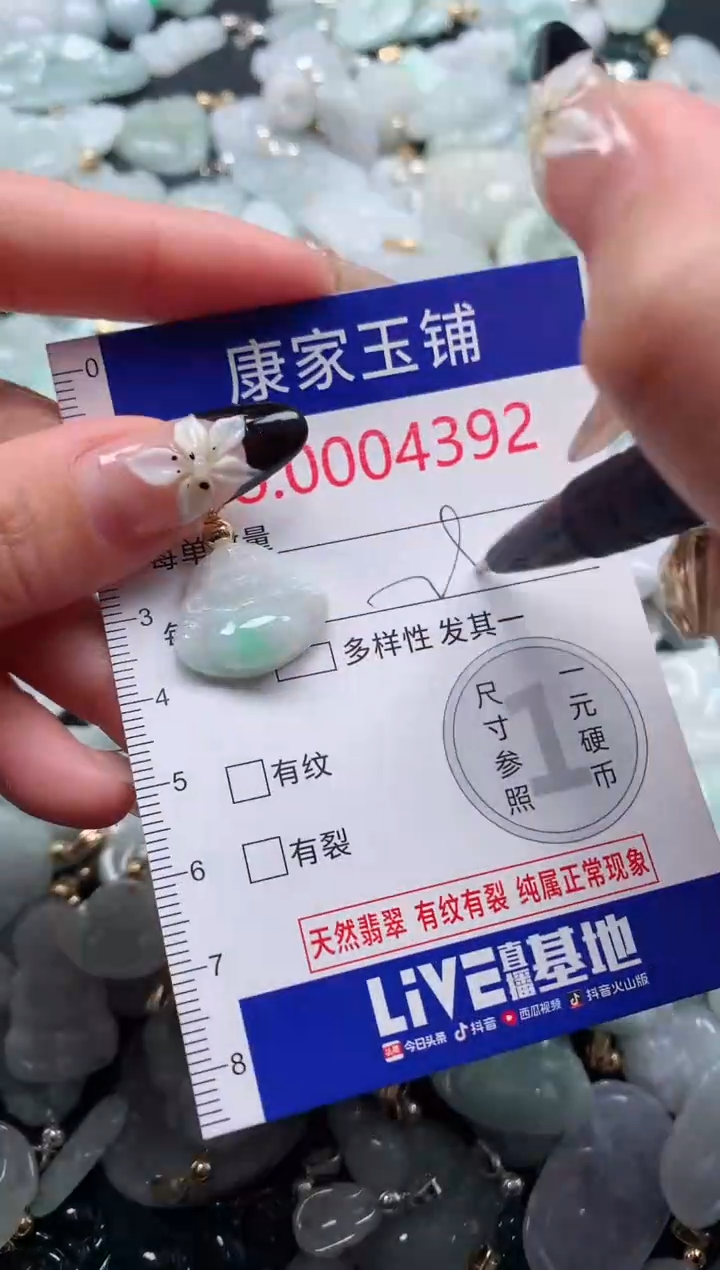 颈饰未镶嵌翡翠4392