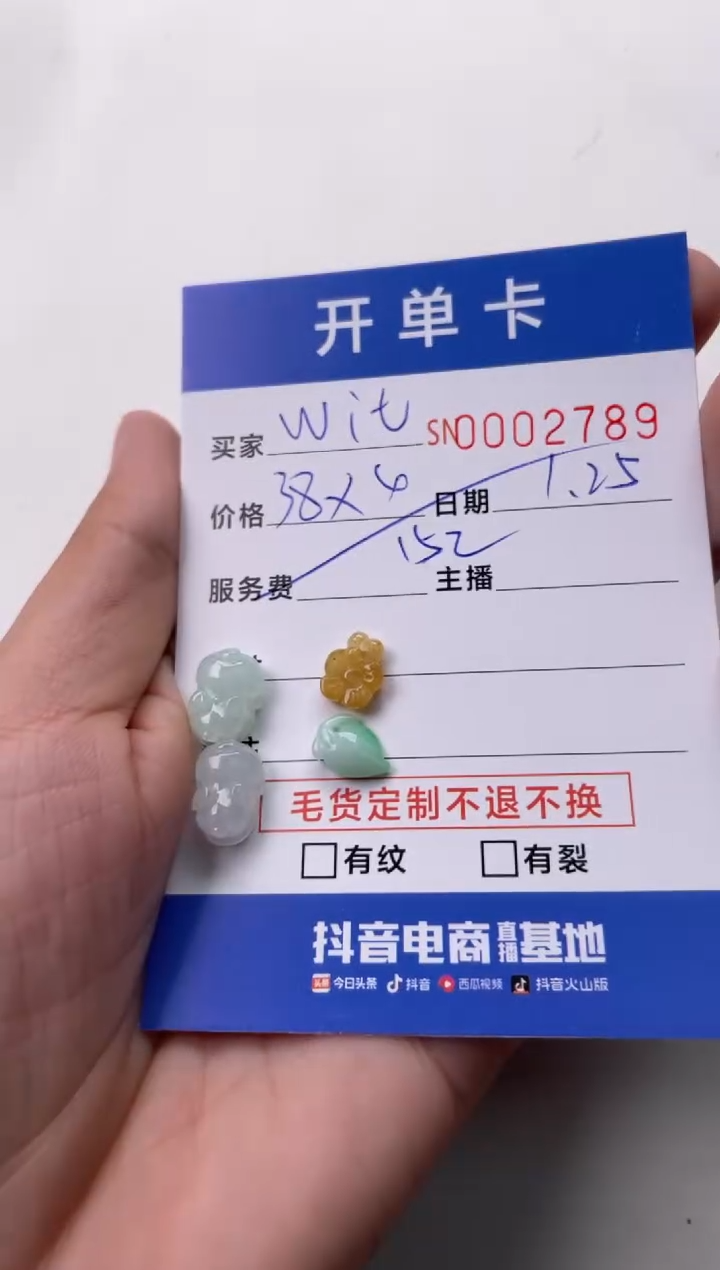 【闪购商品】翡翠颈饰未镶嵌00002789