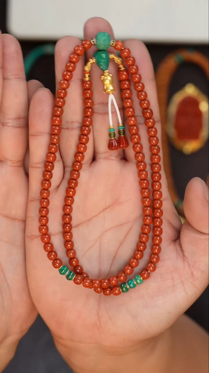 【闪购商品】南红玛瑙脖挂未镶嵌南红脖挂