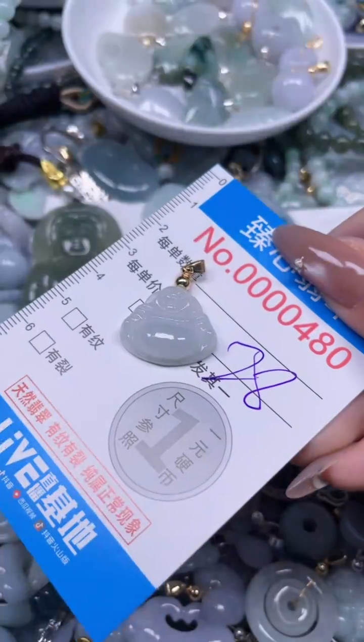 颈饰未镶嵌翡翠480