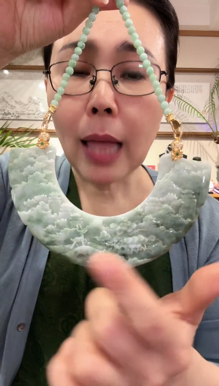 【闪购商品】翡翠颈饰未镶嵌国风