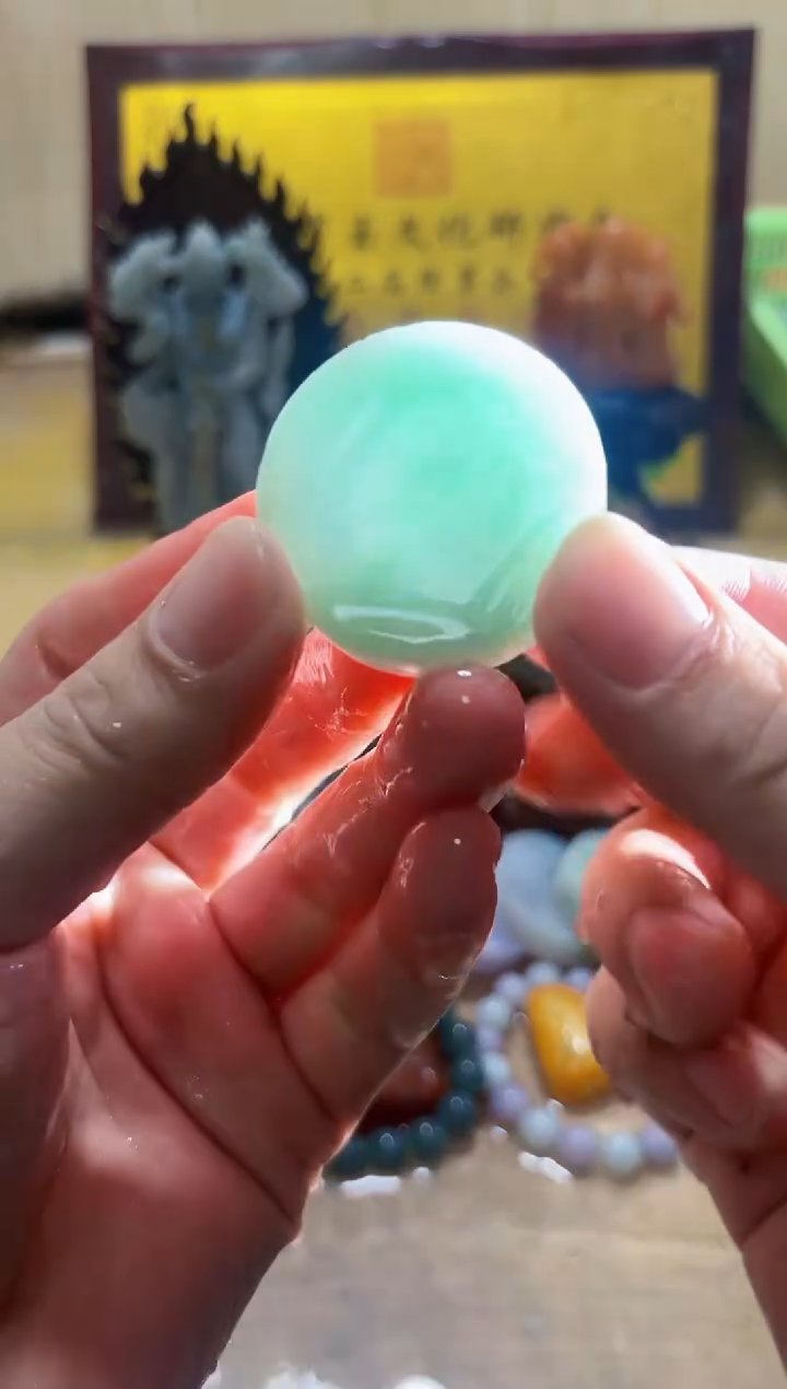 未镶嵌挂件翡翠A货常星6052