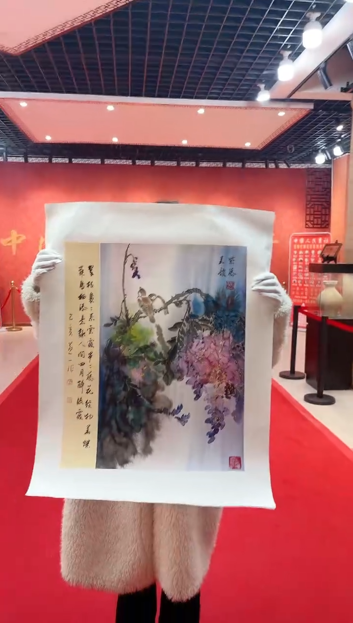 【闪购商品】国画道一老师亲笔绘画作品D19