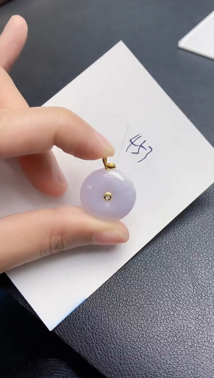 【闪购商品】翡翠颈饰18K金镶嵌000000000