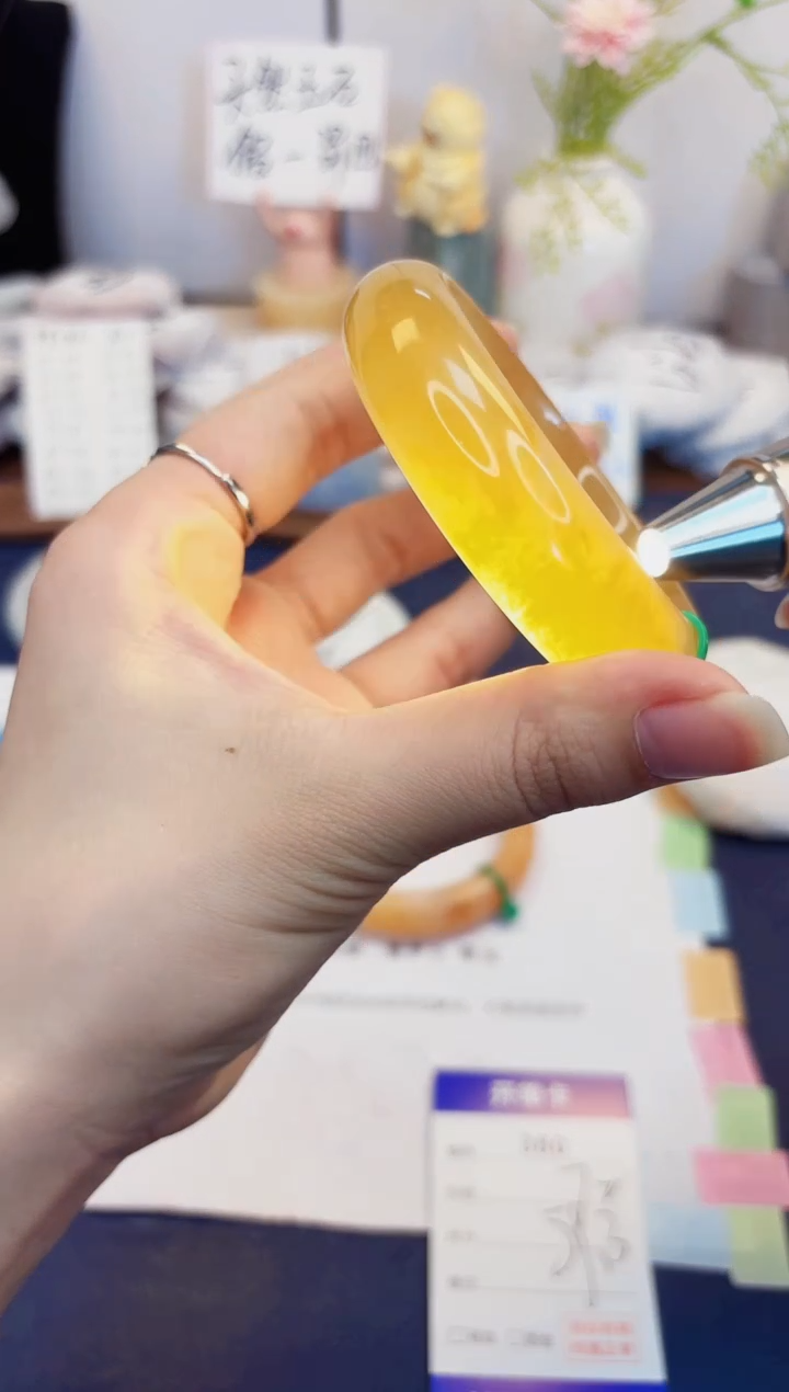 【闪购商品】石英质玉手镯未镶嵌380-财气镯-圈口59