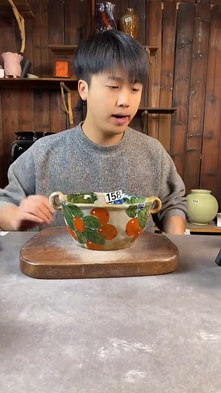 碗158，手工手绘，超值陶瓷