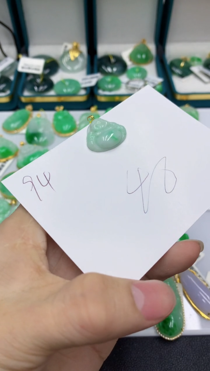 【闪购商品】翡翠颈饰18K金镶嵌号链接11111111111