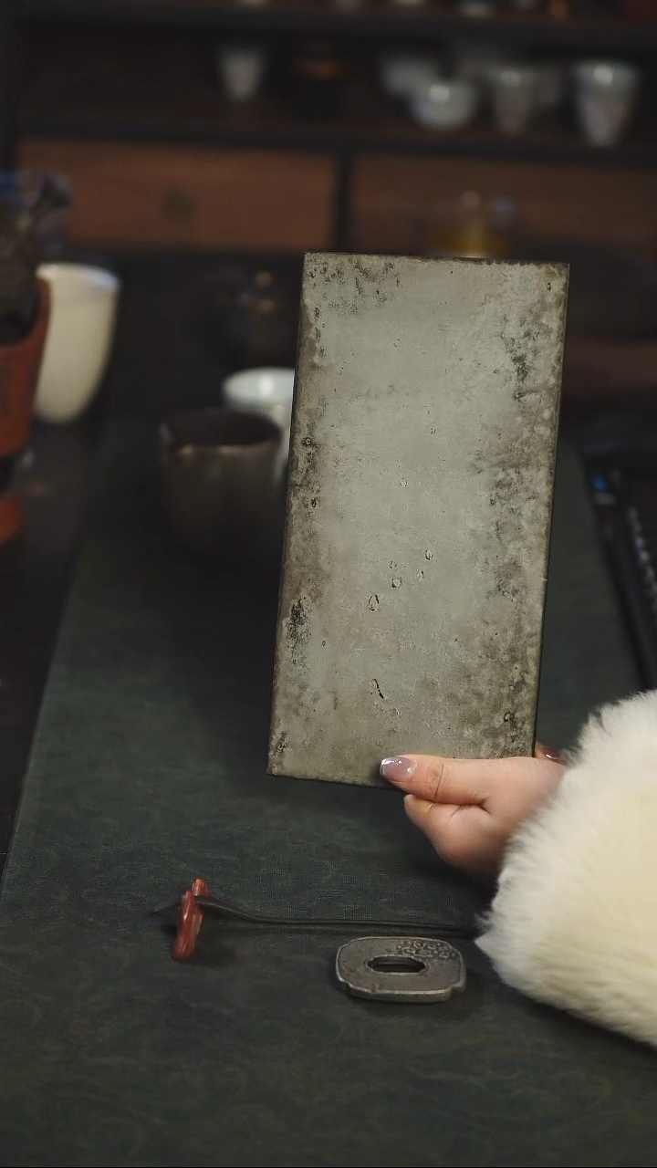 【闪购商品】瘦马木胎大漆茶盘13*24