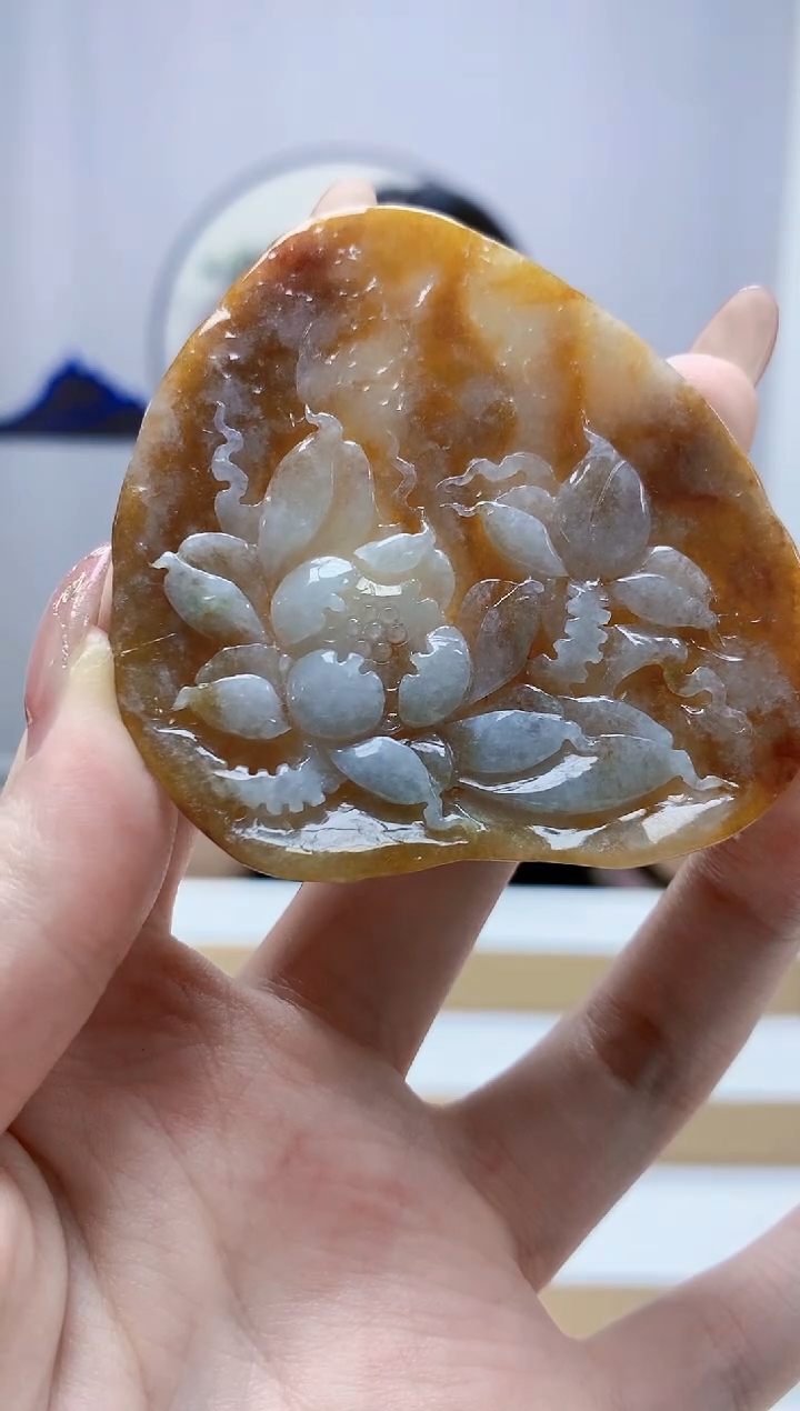 未镶嵌定制翡翠4812jw-毛货挂件33