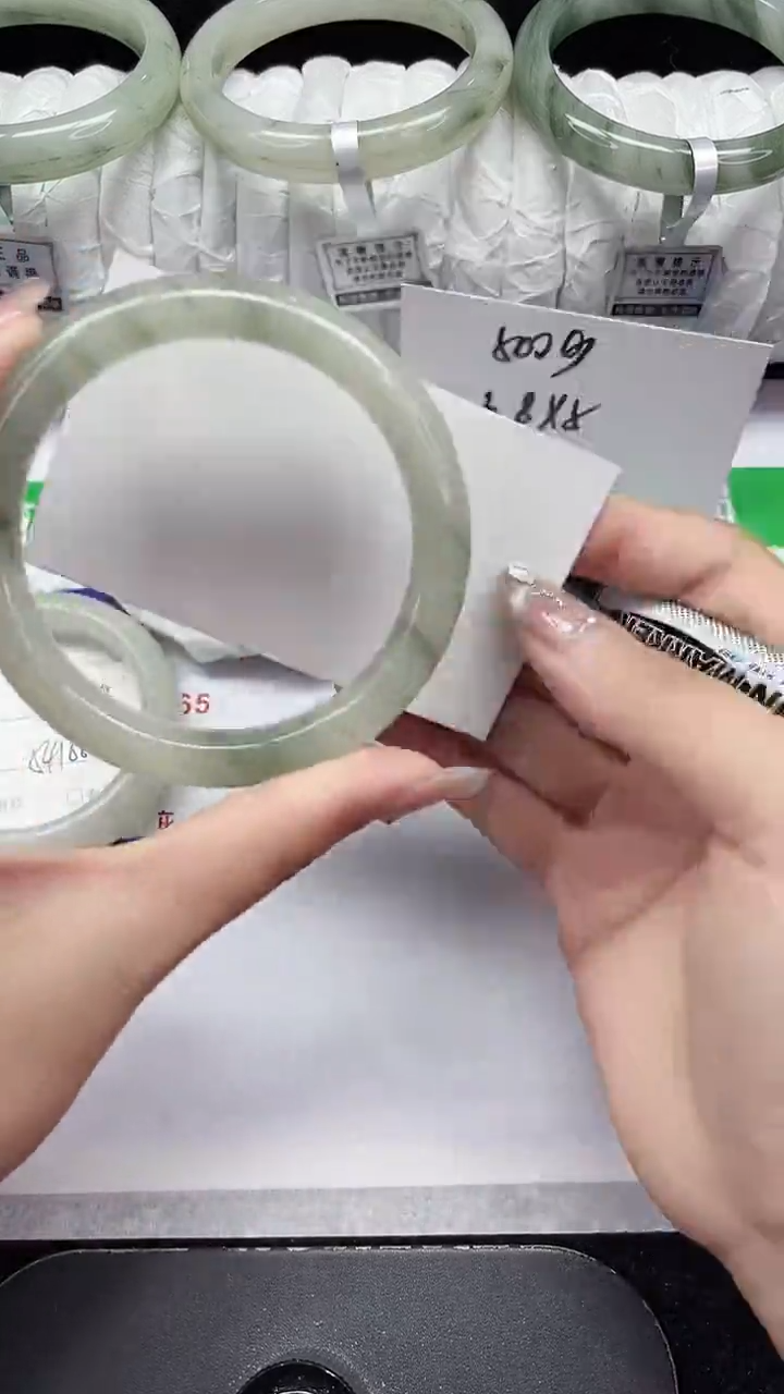 未镶嵌手镯石英质玉375-58/59