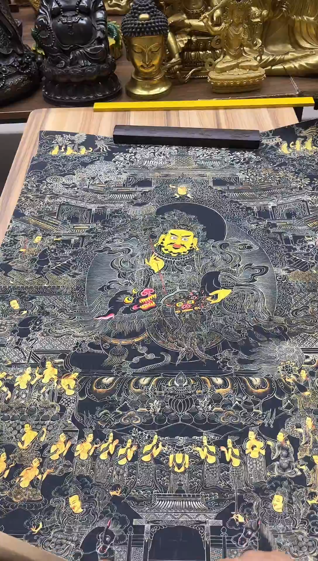 卷轴画精品挂饰 唐卡tk16010