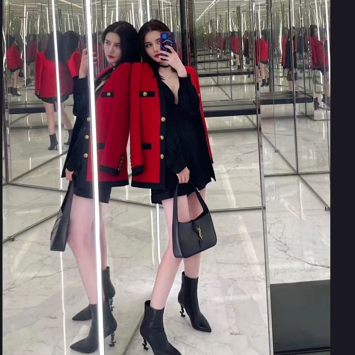 99新 YSL/圣罗兰 双双臻选/vv01664/圣罗兰开衫F34码