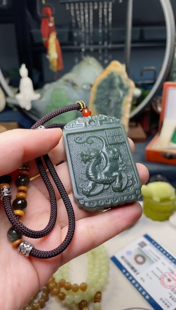 【闪购商品】和田玉颈饰未镶嵌貔貅