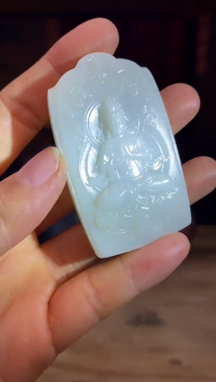 和田玉未镶嵌颈饰D535