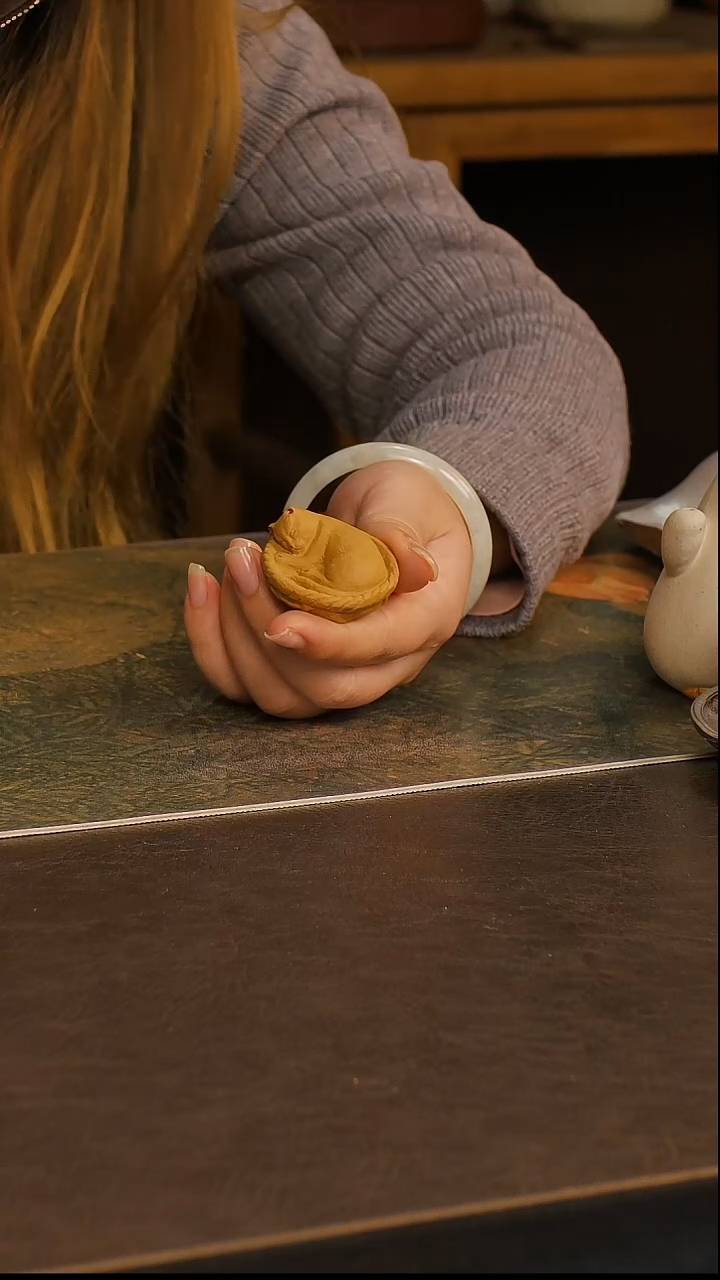 紫砂茶宠万成双小猫茶宠