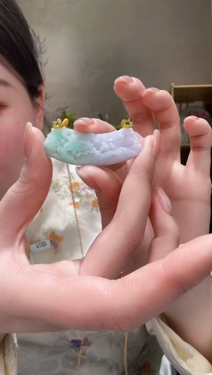 【闪购商品】翡翠颈饰未镶嵌吊坠