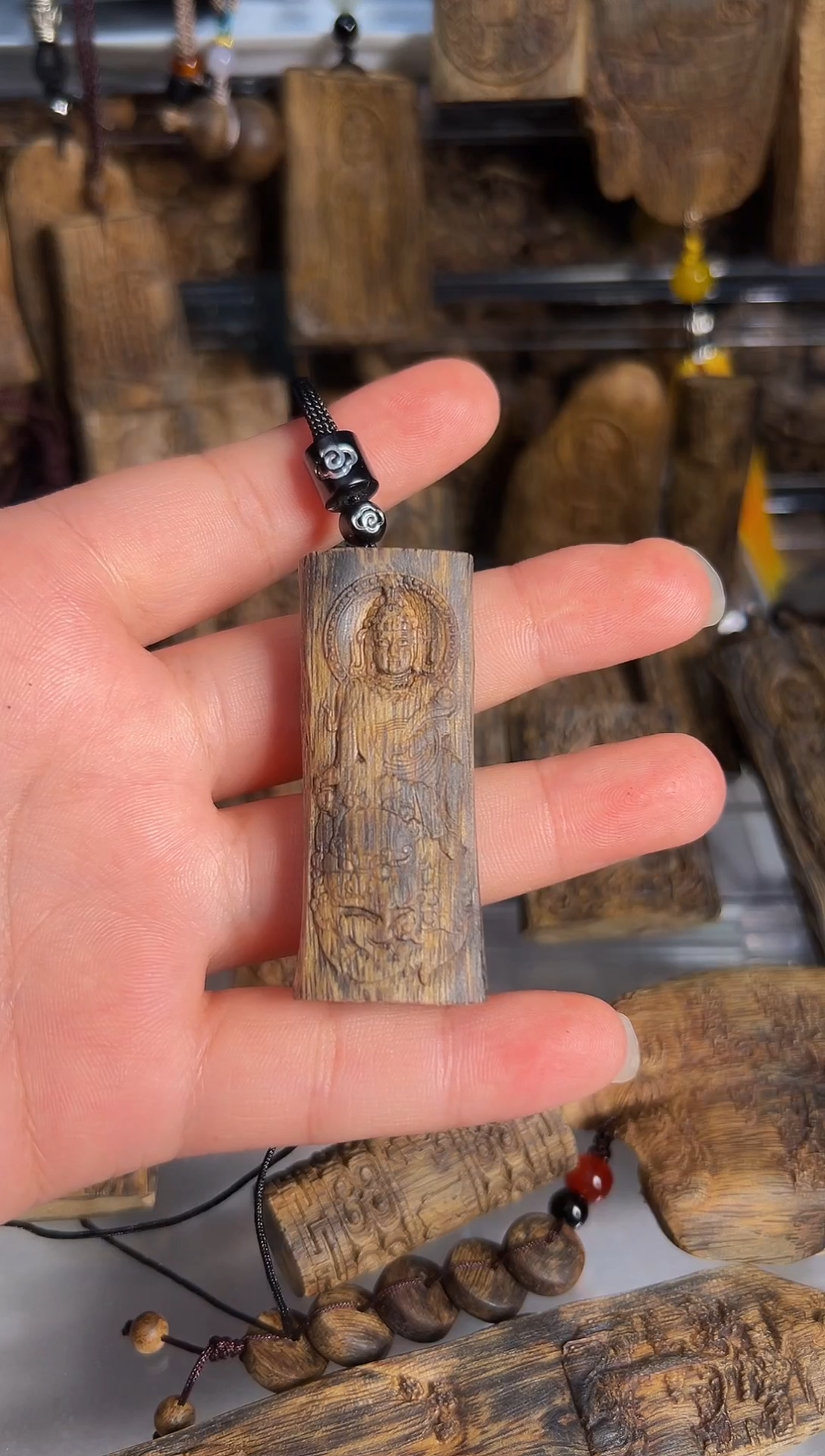 【闪购商品】沉香吊坠[沉香炸姐]沉香吊坠文殊菩萨