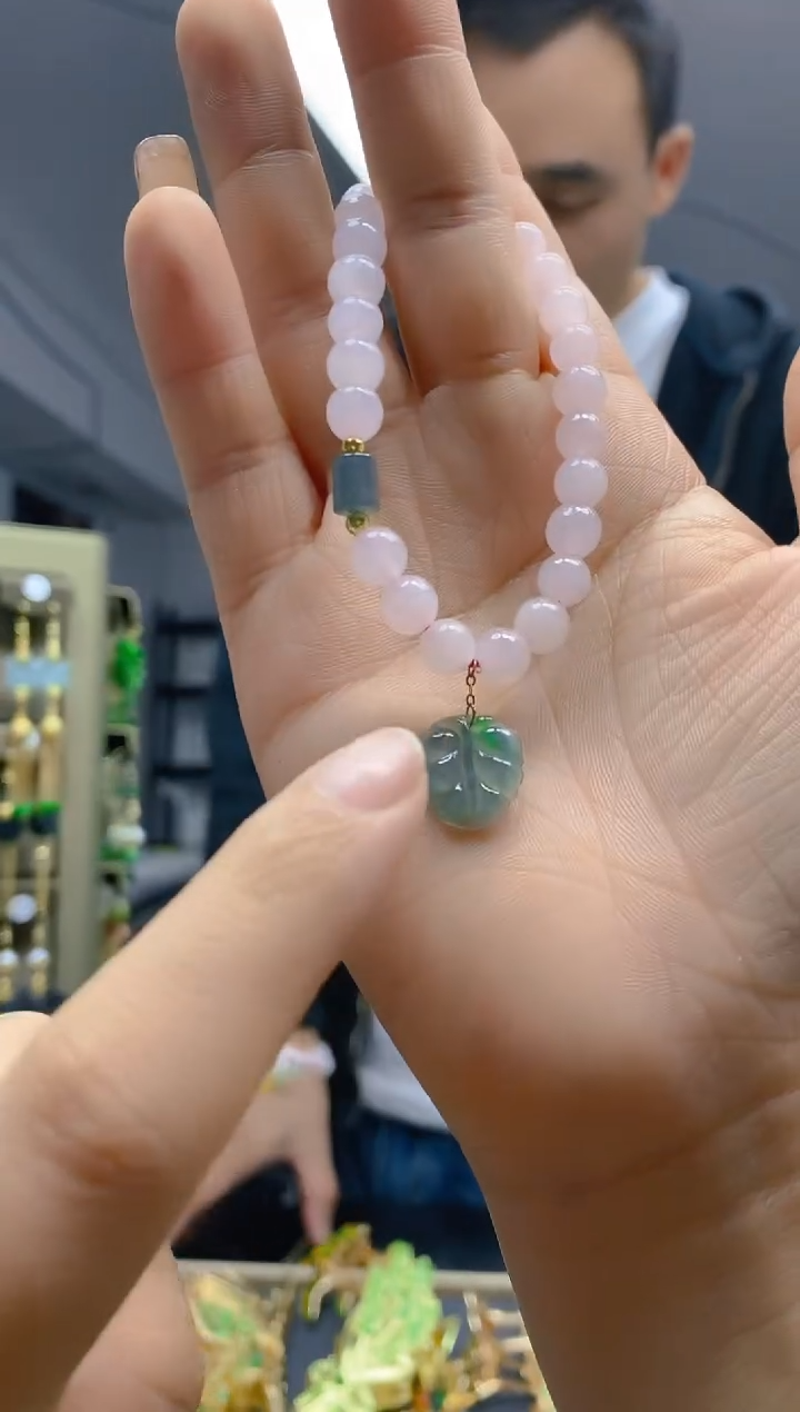 【闪购商品】翡翠耳饰合金0158翡翠手链