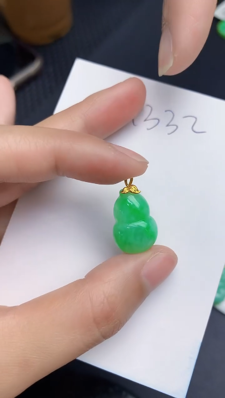 【闪购商品】翡翠颈饰18K金镶嵌000000000