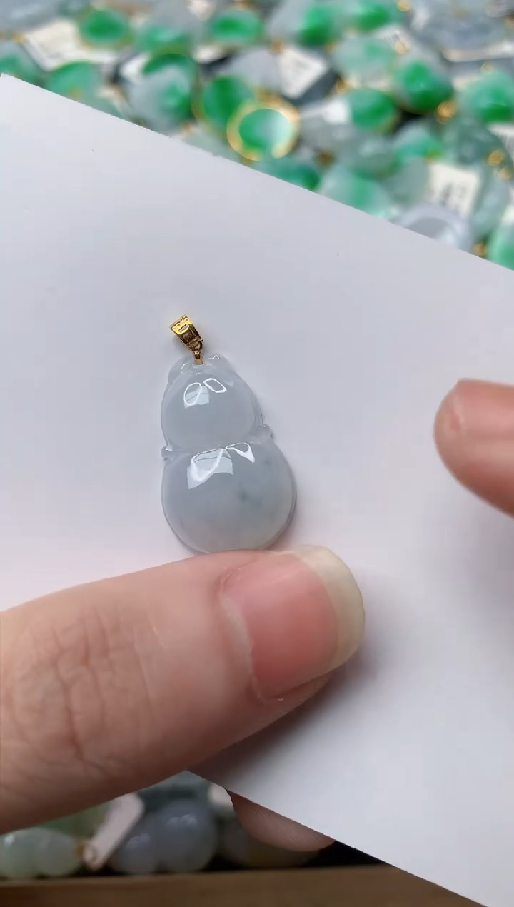 【闪购商品】翡翠颈饰18K金镶嵌58..........