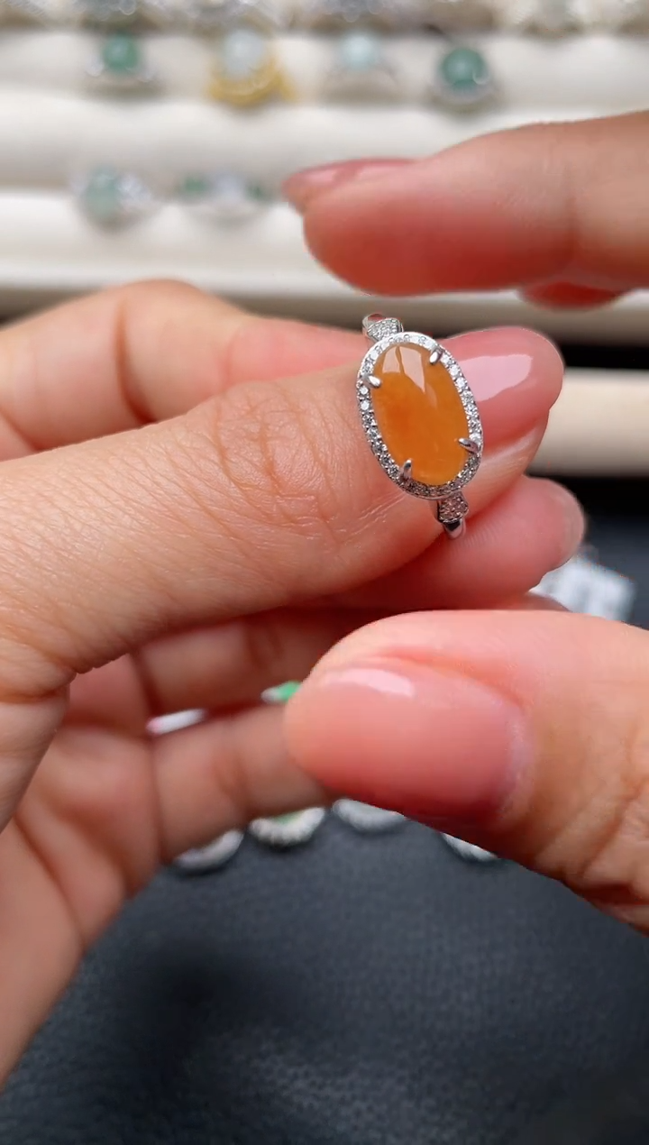 【闪购商品】翡翠戒指银S925镶嵌1111111111  21