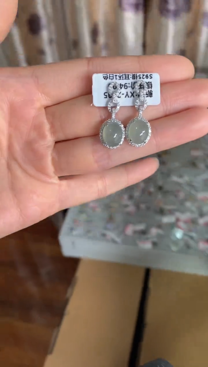【闪购商品】翡翠戒指银S925镶嵌11111--4