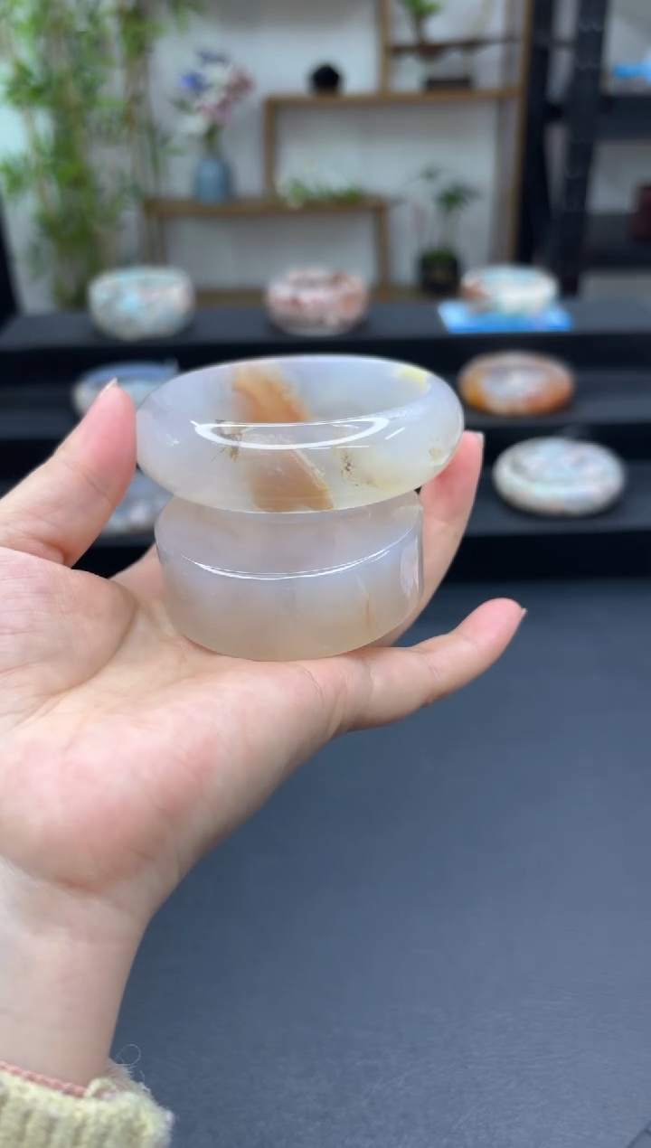 【闪购商品】石英质玉手镯未镶嵌C792(59圈赠送镯心)