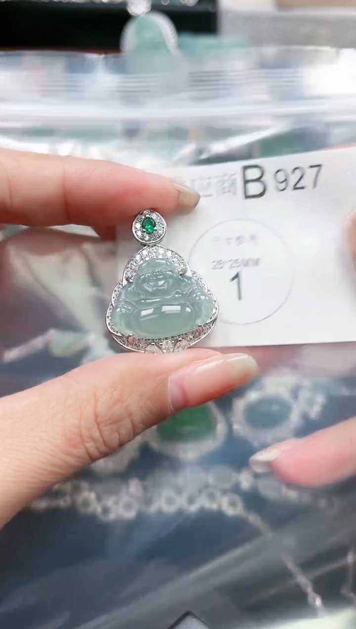 【闪购商品】翡翠颈饰未镶嵌927赠皮绳