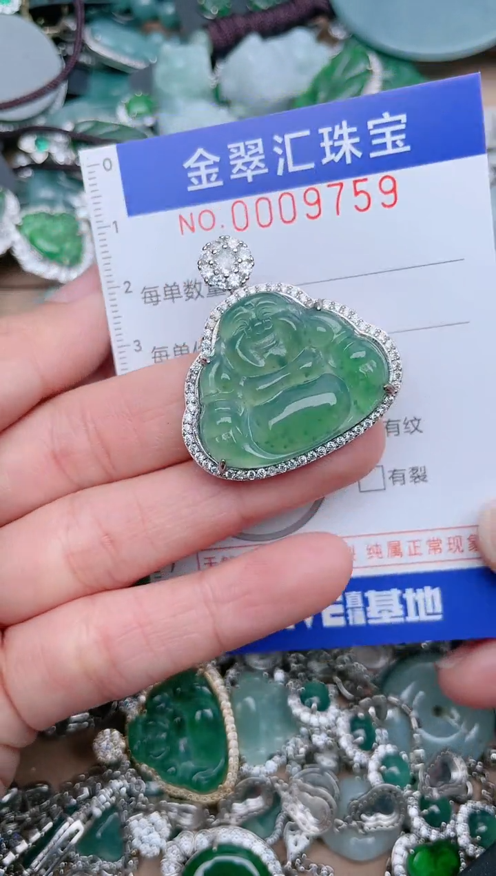 【闪购商品】翡翠颈饰未镶嵌9759.......