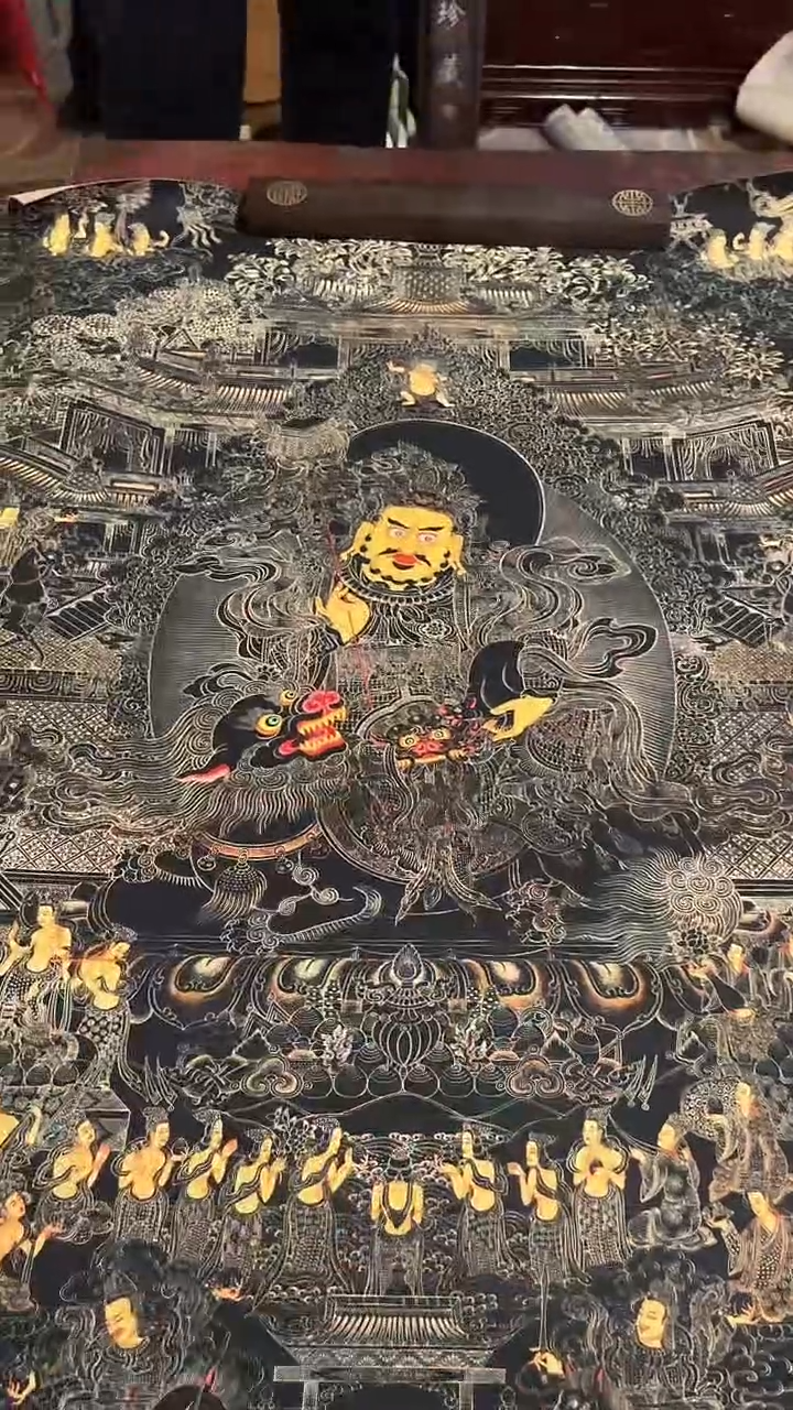 卷轴画手绘唐卡010