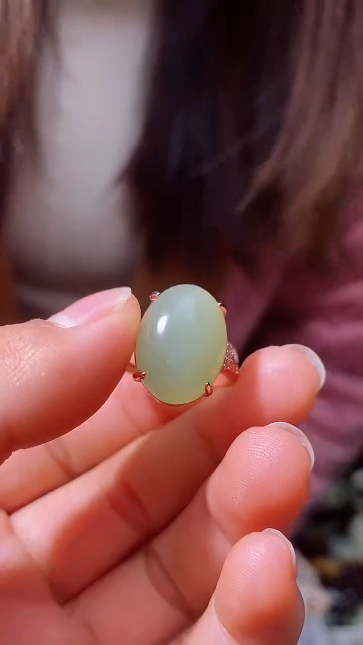 【闪购商品】和田玉戒指未镶嵌1