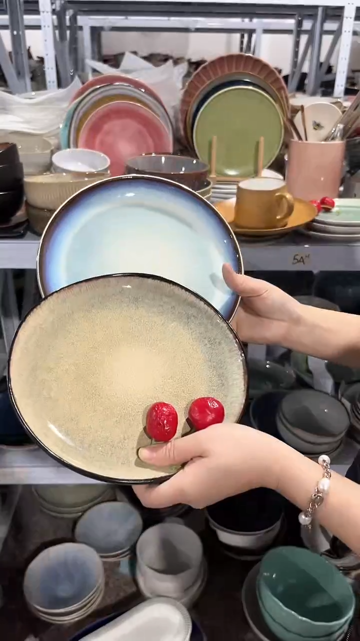 【闪购商品】瓷片外贸尾货瑕疵满20包邮X2 小盘组合