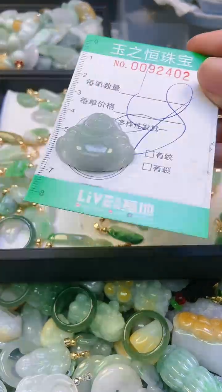 翡翠未镶嵌颈饰闪购0092402