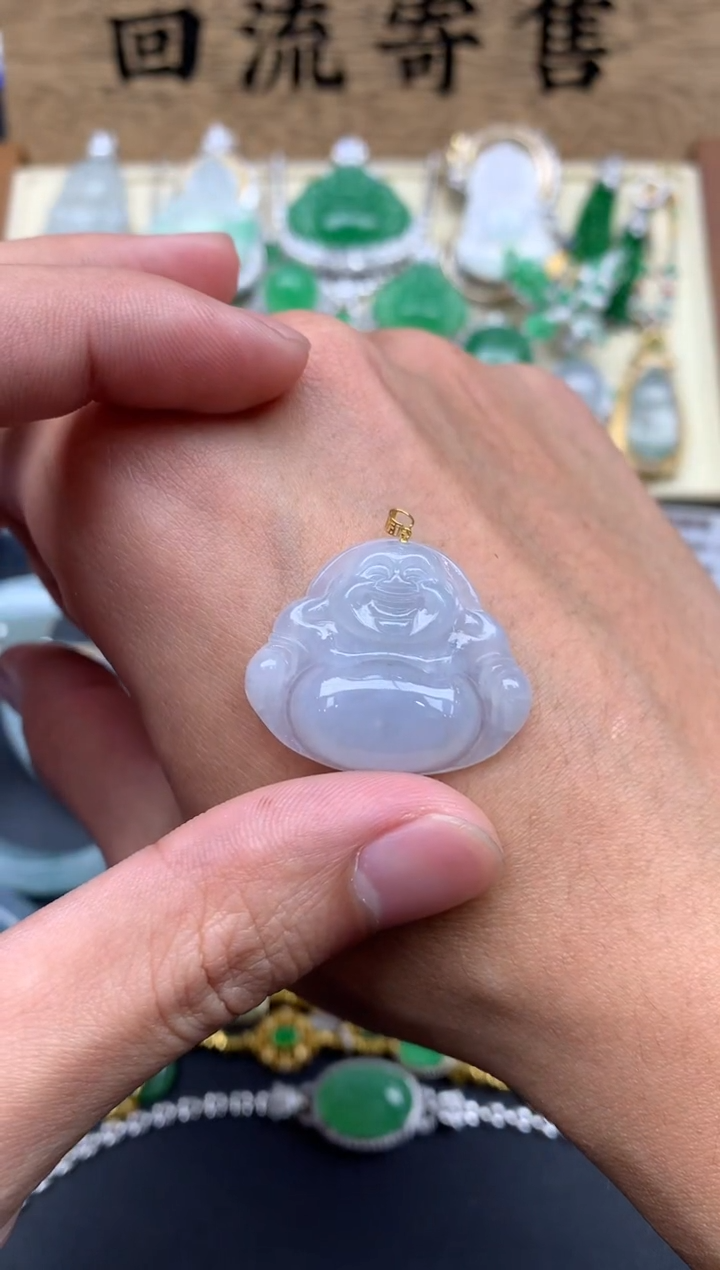 【闪购商品】翡翠颈饰18K金镶嵌3--中国好珍宝