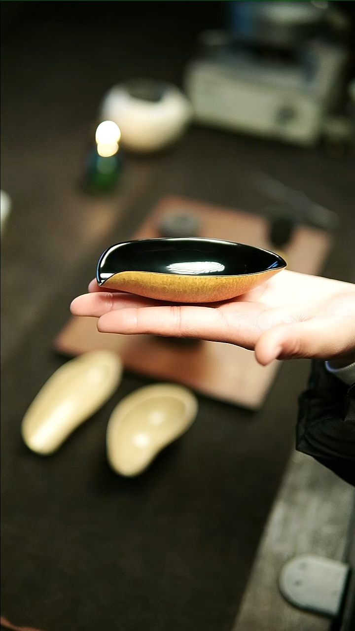 【闪购商品】林涧葫芦皮大漆茶则