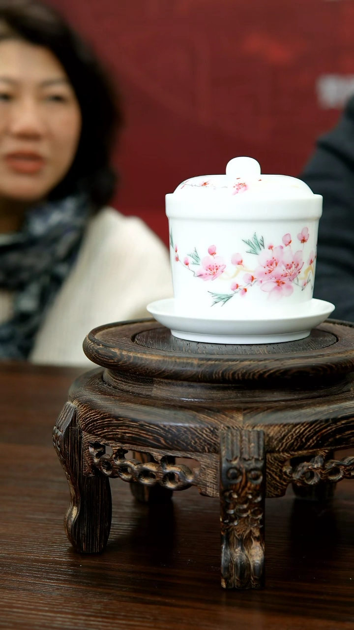 【闪购商品】043函夏非遗水点桃花炖盅