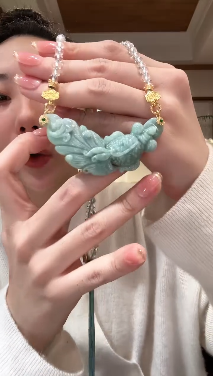【闪购商品】翡翠颈饰未镶嵌国风