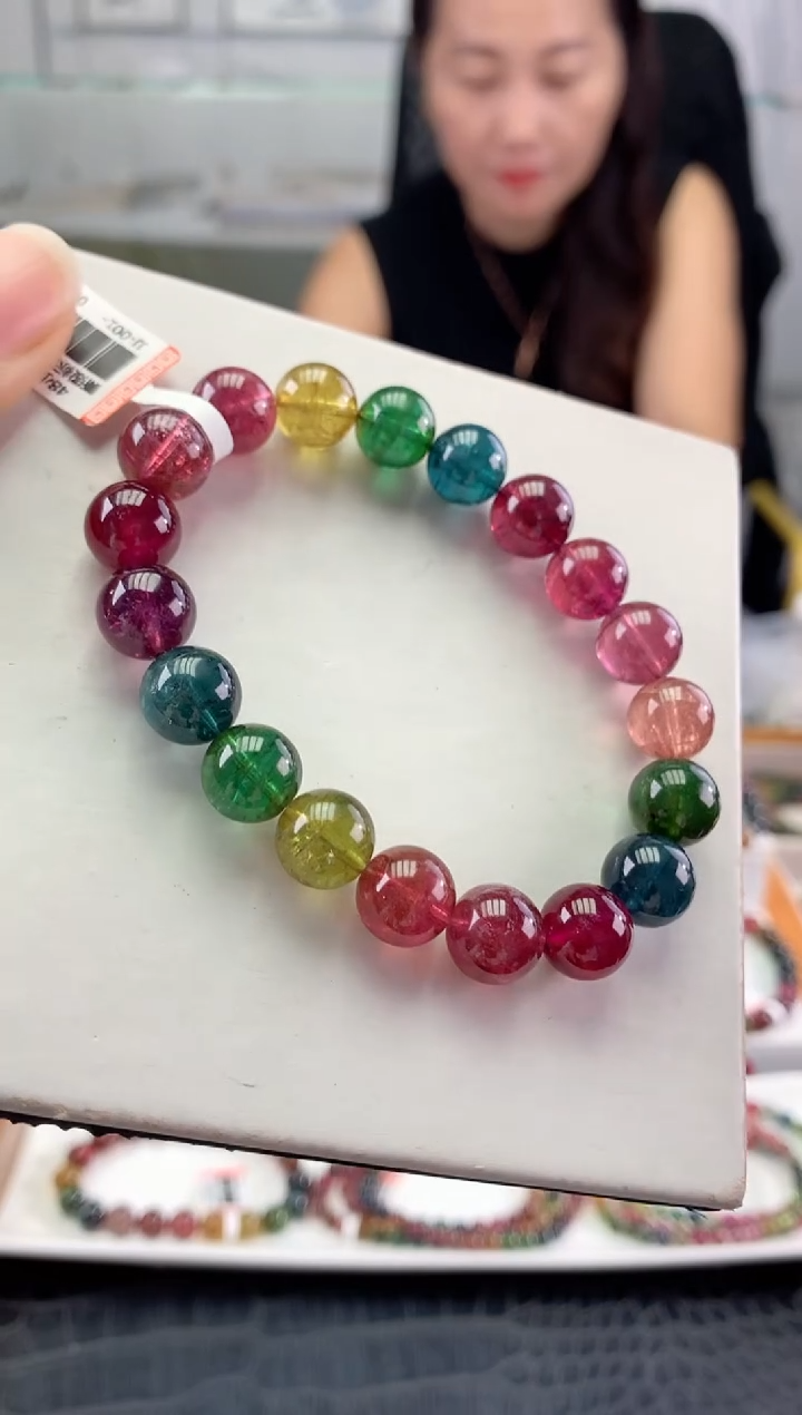 未镶嵌手串碧玺多样性发一条