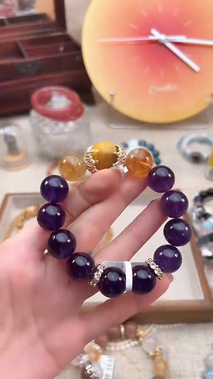 【闪购商品】水晶手链未镶嵌多样性发货发其一颜色微差