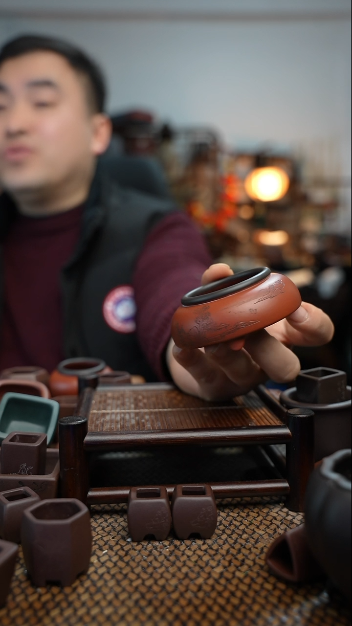 【闪购商品】紫砂花盆長木軒精品紫砂