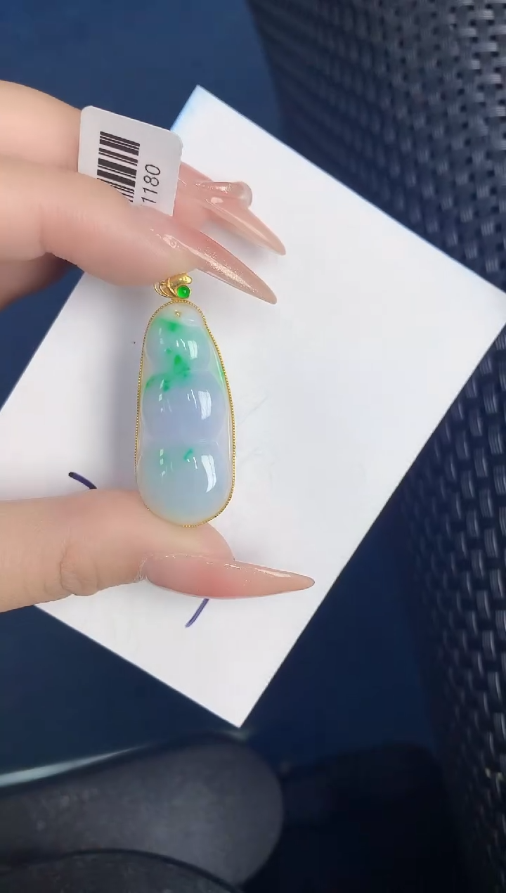 【闪购商品】翡翠颈饰18K金镶嵌000000000