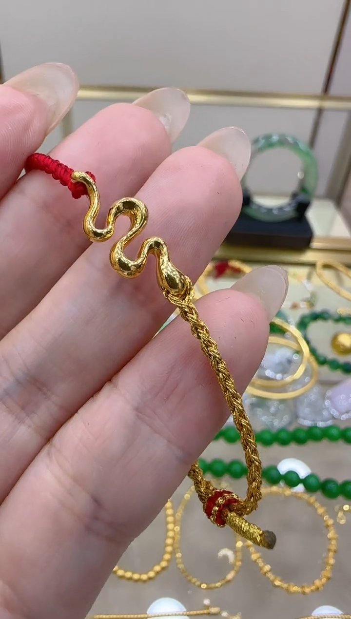 【闪购商品】定制足金手链团购多样性发一件