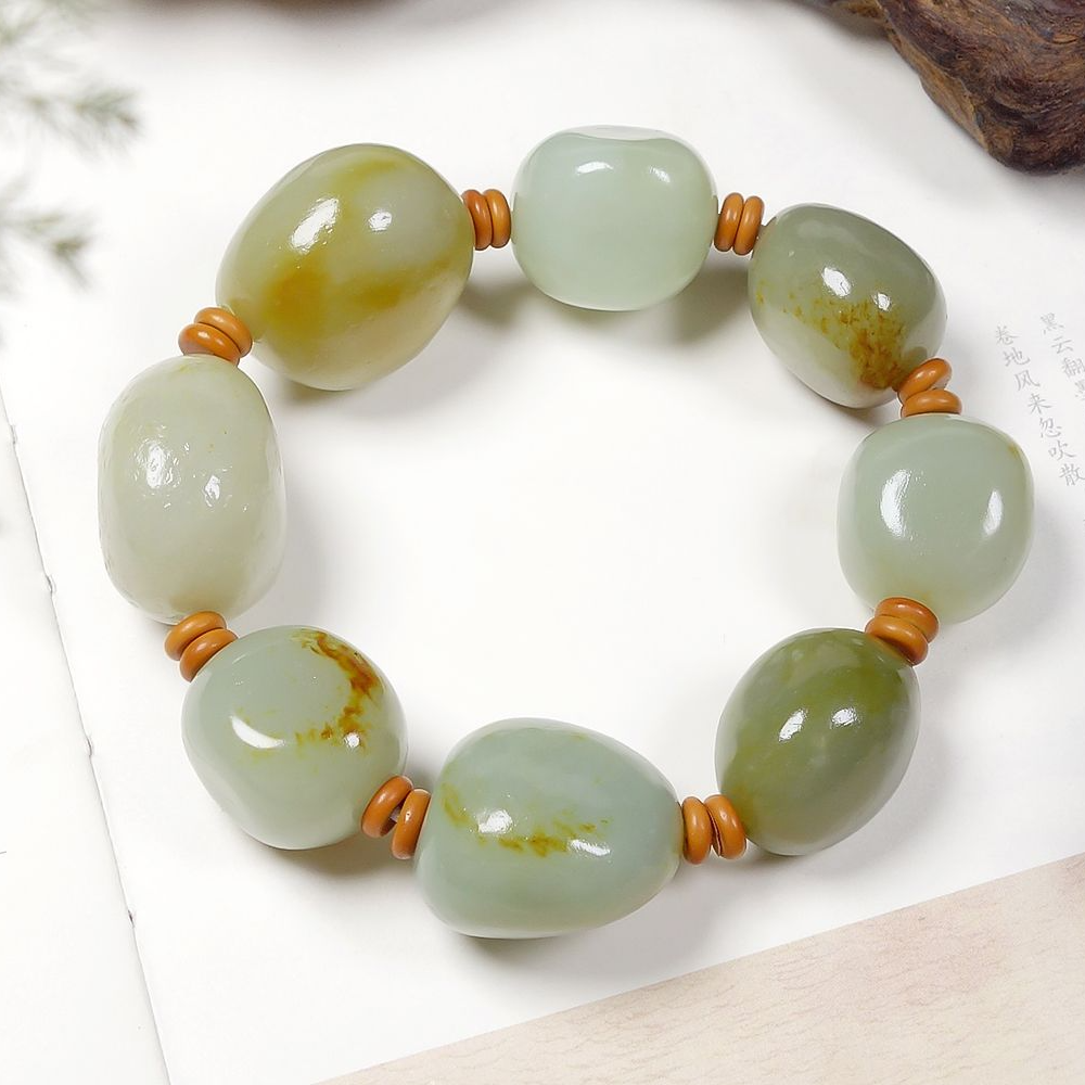 JF2931玉石珠宝精选和田玉手串